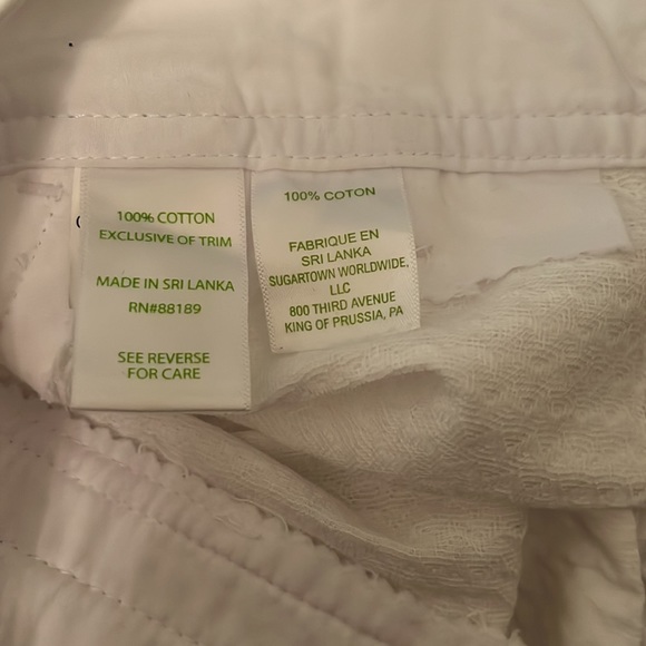 Lilly Pulitzer 5" Callahan Short Resort White Jacquard wave - Picture 6 of 8